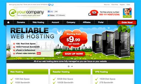 eco net wordpress theme preview
