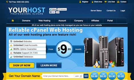 supreme host wordpress theme preview